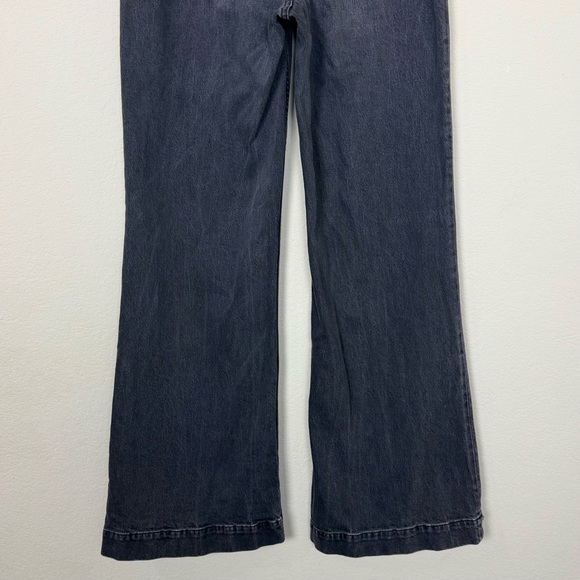 & Other Stories Women's Black High Waisted Bootcut
Wide Leg Denim Jeans Size 30 - Picture 7 of 10